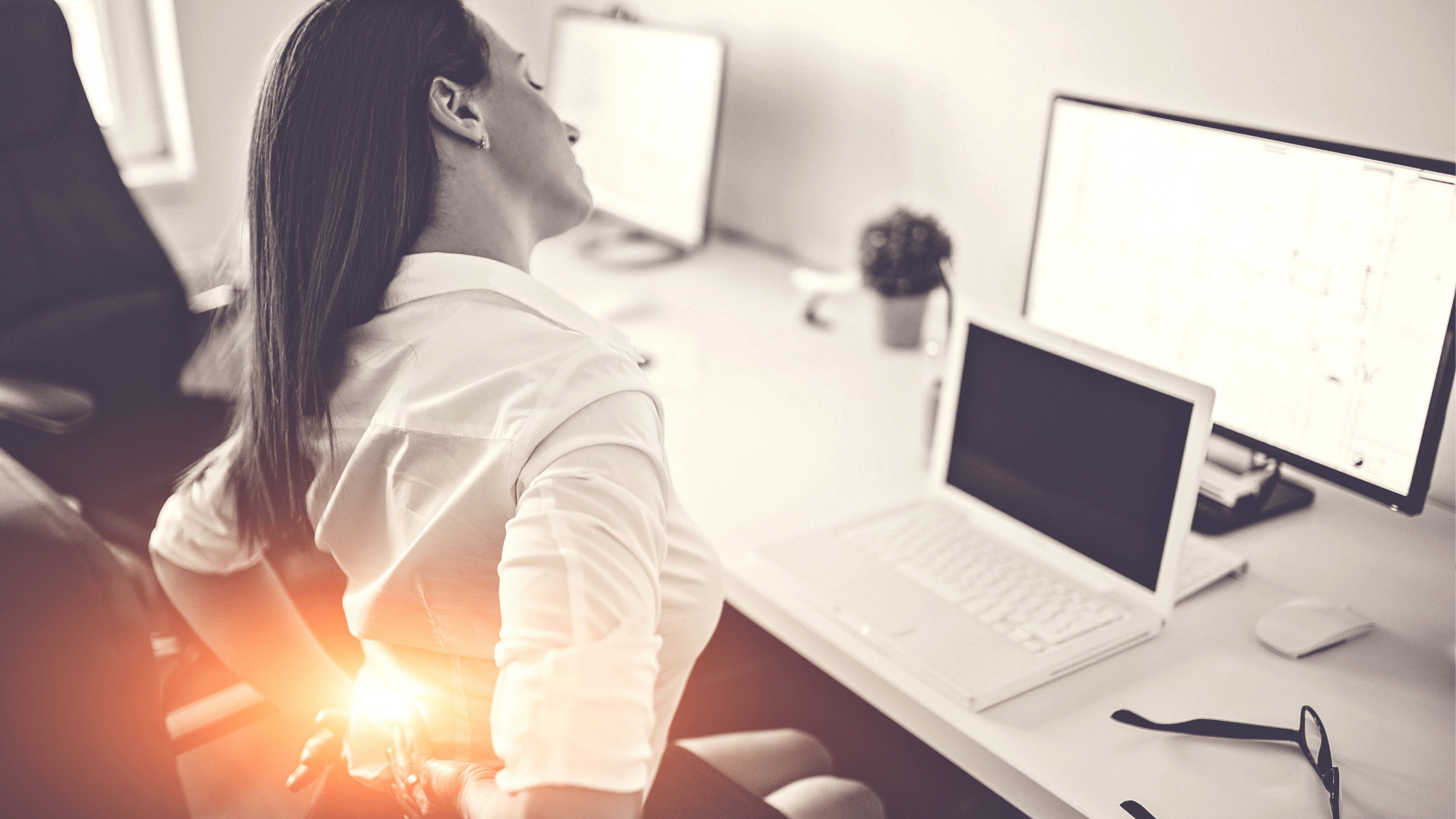 sitting at desk pain and stiffness